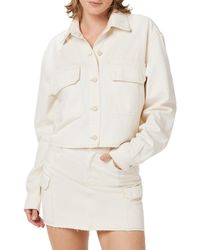 Hudson Jeans - Cropped Oversized Btn Down Shirt Button - Lyst