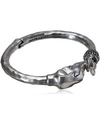 Lucky Brand - Silver Elephant Cuff Bracelet - Lyst