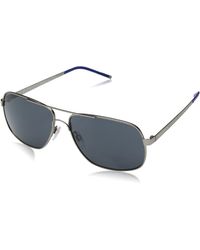 Cole Haan - Ch6019 Metal Navigator Aviator Sunglasses - Lyst