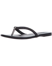 aldo white flip flops