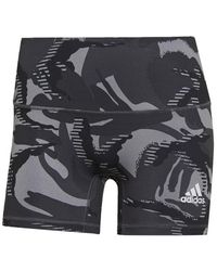adidas - S Camo Short Tights Grey/black/white Large - Lyst