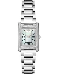 Emporio Armani - Two-hand Stainless Steel Watch - Lyst
