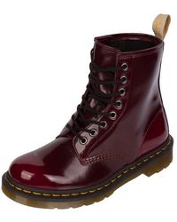 Dr. Martens - 1460 Vegan 8-eye Boot Cherry Red Cambridge Brush Uk 12 - Lyst