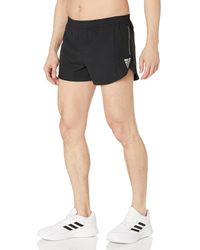 adidas - Own The Run 3 Split Shorts - Lyst