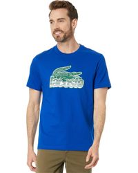 Lacoste - Short Sleeve Regular Fit Front Graphic T-shirt - Lyst