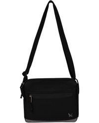 Eddie Bauer Bygone Mini Nylon Crossbody Bag - Lightweight, Adjustable Strap, Black - View #2