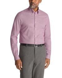 Michael Kors - Dress Shirt Ultra Wrinkle Free Stretch Regular Fit Wine - Lyst