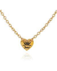 Juicy Couture - Goldtone Pendant Heart Necklace For - Lyst