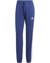 adidas - Essentials 3-stripes French Terry Cuffed Pants - Lyst