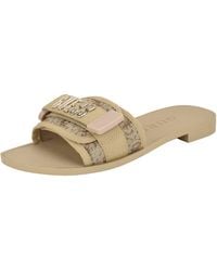 Guess - Elyze Flat Sandal - Lyst