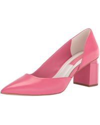 Franco Sarto - S Lucy Pump Peony Pink Leather 7.5 M - Lyst