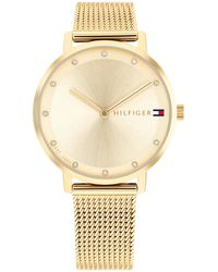 Tommy Hilfiger - Thin 2h Quartz Wristwatch - Stainless Steel - Water Resistant Up To 3 Atm/30 Meters - Premium Fashion Timepiece For All - Lyst