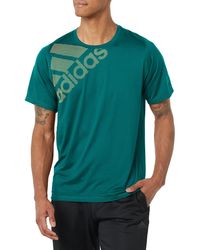 adidas - Freelift Badge Of Sport Graphic Tee - Lyst