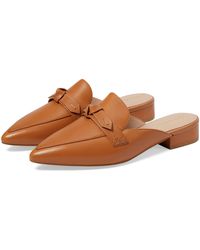 Cole Haan Piper Bow Mule (Leopard Haircalf Print) Flat Shoes