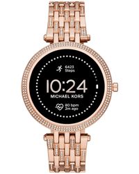 ejendom lysere Syndicate Marc Jacobs Riley Touchscreen Smartwatch in Pink | Lyst