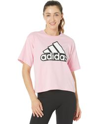 Pink adidas T-shirts for Women | Lyst
