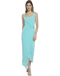 Donna Morgan - Square Neck Sleeveless Wrap Maxi Formal & Cocktail Dresses For - Lyst
