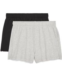 Danskin - 2 Pack Fleece Pull On Shorts - Lyst