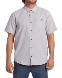 Billabong - Classic Sundays Woven Short Sleeve Shirt - Lyst