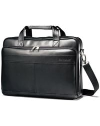 samsonite classic leather toploader