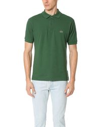Lacoste - S Short Sleeve L.12.12 Pique Polo Shirt - Lyst