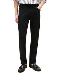 Tommy Hilfiger - Straight Fit Stretch Jean Black 33x30 - Lyst