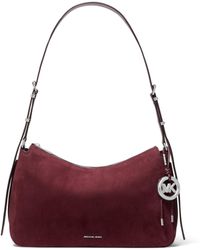Michael Kors - MD TZ HOBO SHLDR OXBLOOD TAGLIA UNICA - Lyst