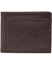 Fossil - Rfid Flip Id Bifold Wallet - Lyst