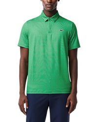 Lacoste - Regular Fit Uv Protect Golf Polo Shirt - Lyst