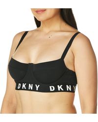 DKNY - Cozy Boyfriend Underwire Top - Lyst