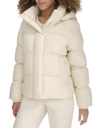 Levi's - Cloud Puff Hooded Puffer Jacket - Lyst
