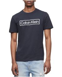 Calvin Klein - Ck Box Logo Crewneck T-shirt - Lyst