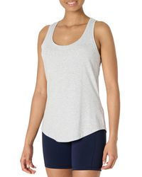 Amazon Essentials - Active Soft Cotton Scoop Neck Racerback Relaxed Fit Lightweight Yoga Tank - Lyst