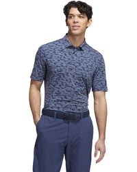 adidas - Go-to Camo Print Golf Polo Shirt - Lyst