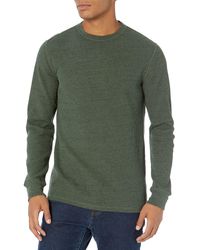 Amazon Essentials - Regular-Fit Long-Sleeve Waffle Henley Shirts - Lyst
