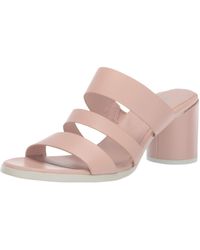 ecco block heel sandals