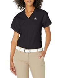 adidas - Golf Standard 3-stripes Primegreen Polo Shirt - Lyst