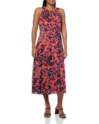 Tommy Hilfiger - Chiffon-Midikleid Kleid - Lyst
