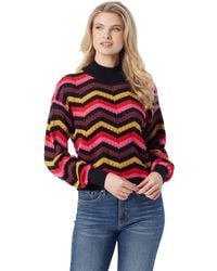 Jessica Simpson - Farai Crew Nexk Boxy Fit Textured Sweater Pullover Standard - Lyst