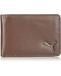 puma bmw wallet brown