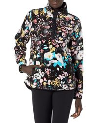 Vera Bradley - Snap Collar Fleece Pullover Sweatshirt With Pockets - Lyst