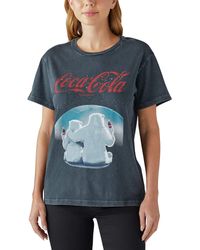 Lucky Brand - Polar Bear Coca Cola Boyfriend Tee - Lyst