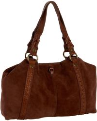 Lucky Brand - Suede Shopper,bourbon,one Size - Lyst