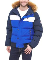Tommy hilfiger men's arctic cloth quilted snorkel bomber new arrivals