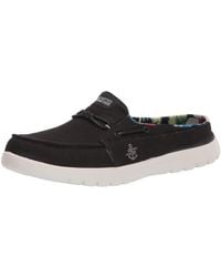 Skechers - Womens On-the-go Flex Canvas Mule Boat Shoe - Lyst