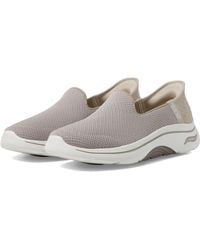 Skechers - Go Walk Arch Fit 2.0 Slip-on Woven Low-top Trainers - Lyst