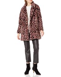 steve madden leopard coat