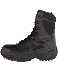 Reebok - Wide Fitting Rapid Response Stealth 8" Boot With Side Zipper (uk 9) - Lyst