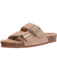 Vince Camuto Pavey Two Buckle Slide Sandal in Black - Save 44% - Lyst