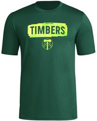 adidas - Portland Timbers Local Pop Short Sleeve Pre-game T-shirt - Lyst